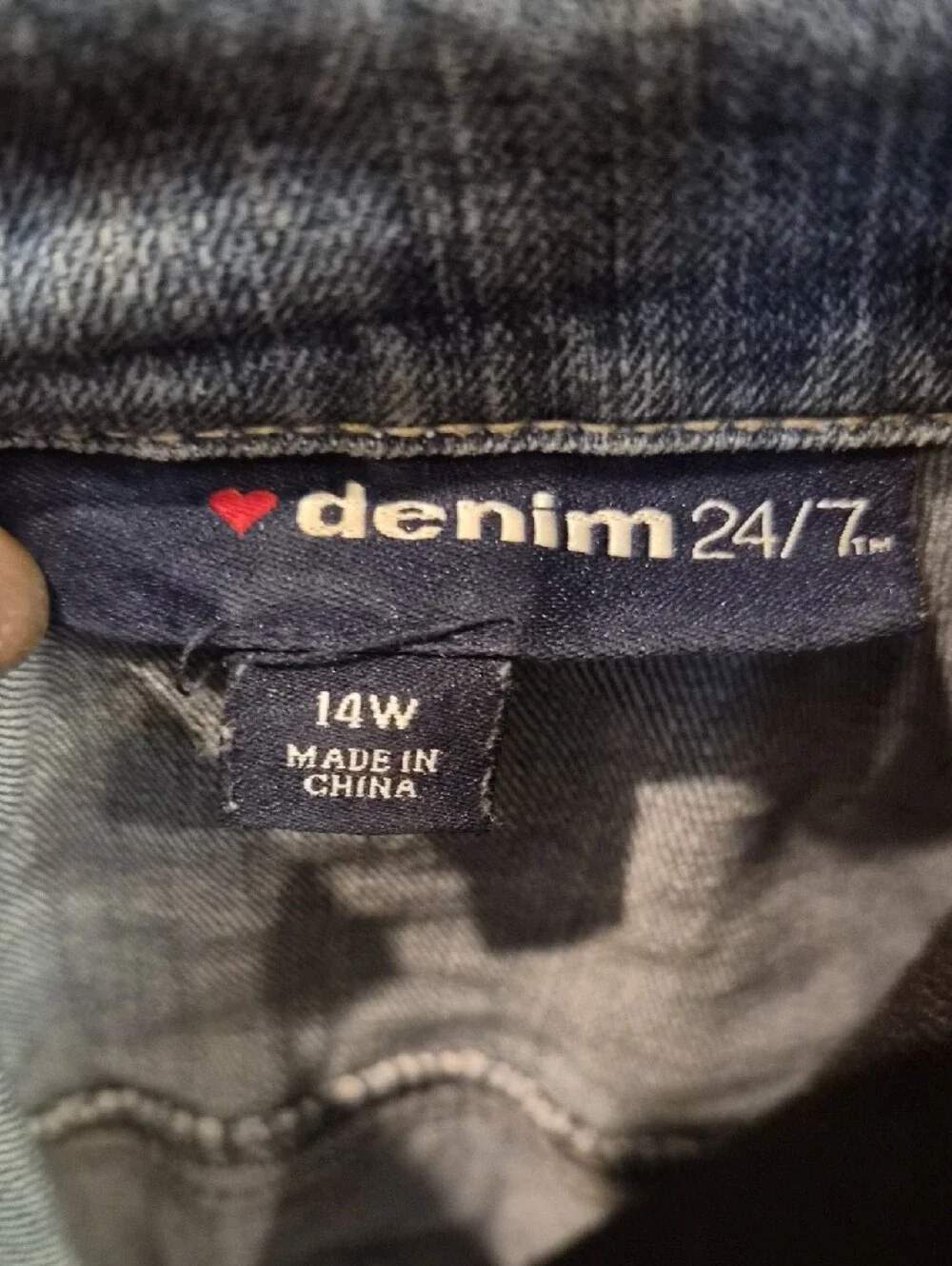 Denim 24/7 Light Blue Washed Denim Jacket